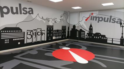 Sala de realidad virtual en el vivero de empresas de Leorio, en Gijón