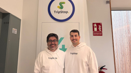 Miembros de TripStop, una de las empresas ubicadas en el Vivero de Leorio, en Gijón