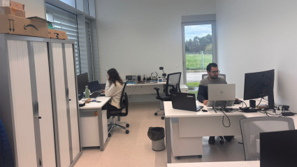 Oficina de Preon Technologies, en el Vivero de Leorio, en Gijón