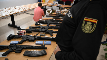 Material incautado en la operación 'Zaka-Kremlin' llevada a cabo por la Policía Nacional