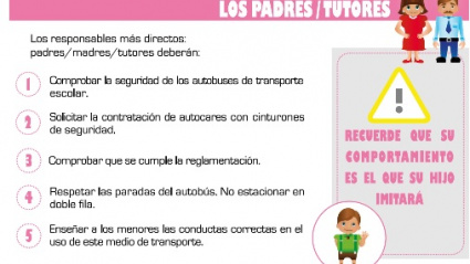 Serie de recomendaciones a los progenitores