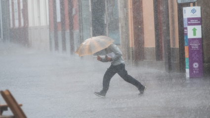 Lluvias intensas en Canarias