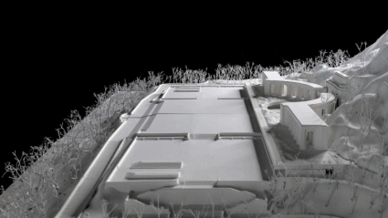 Imagen 3D del proyecto para la resignificación del Valle de los Caídos