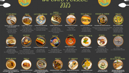 Cartel tapas de este año 2025