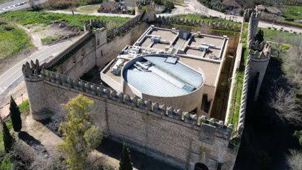 Imagen del interior del castillo