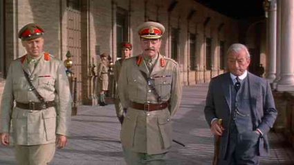 Fotograma de la película Lawrence de Arabia rodada en la Plaza de España