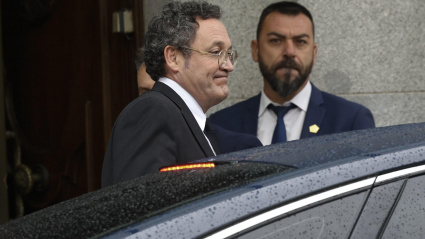 El fiscal general del Estado, Álvaro García Ortiz, sale este miércoles del Tribunal Supremo
