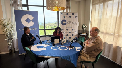 Raúl Ruiz director IMD y Miguel Raba director campo golf Mataleñas