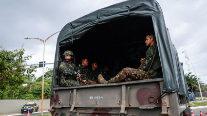 Foto de archivo del ejército de Brasil
