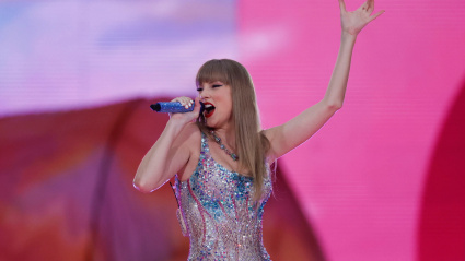 Taylor Swift durante un concierto ofrecido en el estadio Santiago Bernabéu de Madrid