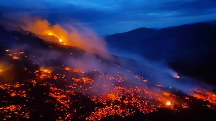 Incendios activos en Cantabria