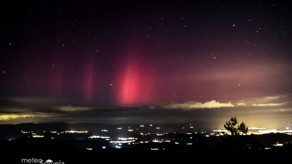 Aurora boreal en La Rioja
