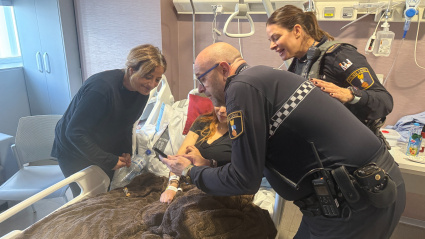 Paco, el bebé que nació en la puerta de su casa en El Cabanyal