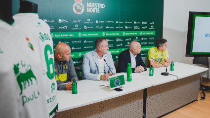 Momento de la rueda de prensa de presentación de "Donantes de Logo"