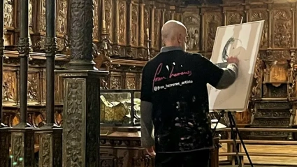 Exposición pictórica de Fran Herreros en la Catedral de Burgos