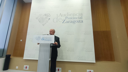 Alfonso Ballestín, presidente de la Audiencia Provincial de Zaragoza