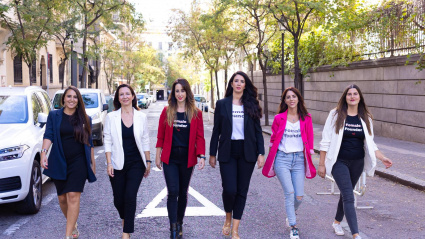 Parte del equipo de mujeres que impulsan el Female Founders Day