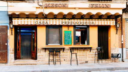 La popular Casa Perragorda. Daroca, Zaragoza