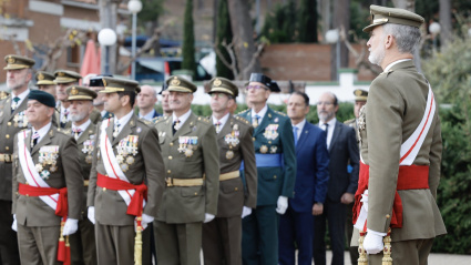 El monarca se ha reencontrado con sus antiguos compañeros de hace 40 años.