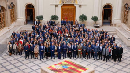Clausura de los actos en Zaragoza