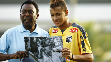 Neymar y Pelé