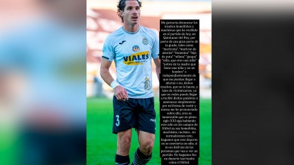 La denuncia de Nacho Ruiz, jugador del UB Conquense