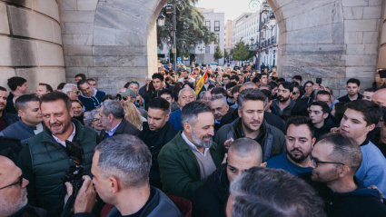 Abascal, esta mañana, en Badajoz