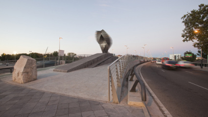 Puente de la Almozara en Zaragoza