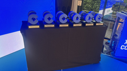 Imagen de los premios que se entregaron esta noche.