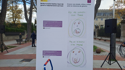 Las niñas y niños expresan con dibujos sus emociones