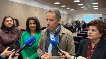 Fulgencio Gil, alcalde de Lorca durante el acto de clausura del programa "Tecno Mayores"