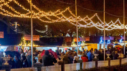 mercado de Navidad en el Paseo de Francia