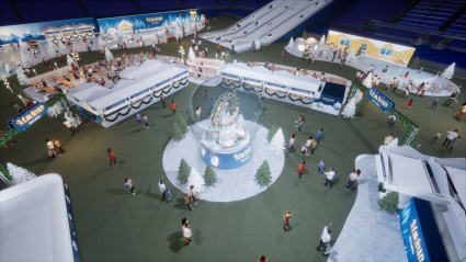 Así será el parque temático de Mavidad en el Bernabéu