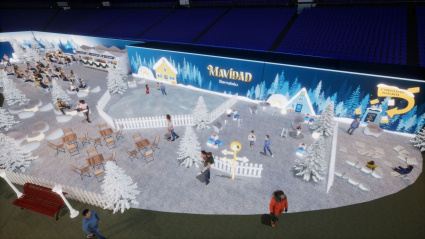 Así será el parque temático de Mavidad en el Bernabéu