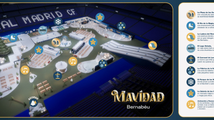 Así será el parque temático de Mavidad en el Bernabéu