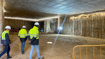 Así es la nueva estación de Bernabéu que recupera en enero dos carriles de la Castellana