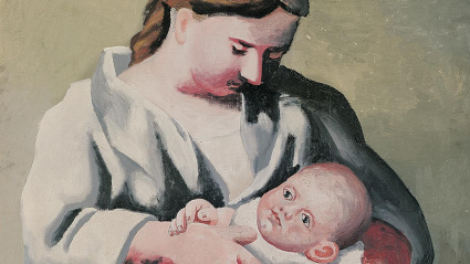 La obra "Maternidad. 1901", de Picasso, protagoniza el cartel de la exposición