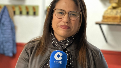 Kimberli, voluntaria en la parroquia de San Juan de Dios de Vallecas