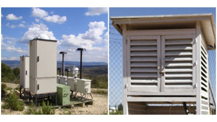 Toma de datos en una estación automática de la AEMET