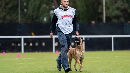 Aire en un momento de la competición