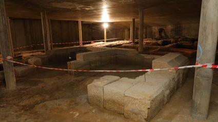 Los restos fueron encontrados en la sobras de construcción de un aparcamiento