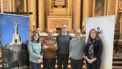 presentación de los actos del 75 aniversario del Sagrado Corazón de Jesús