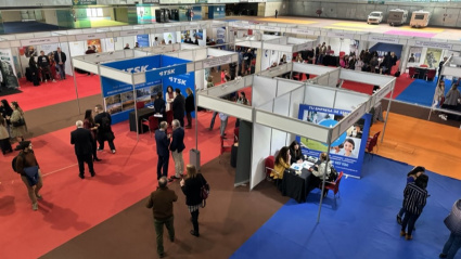 Una imagen de la última edición de la Feria de Empleo Joven