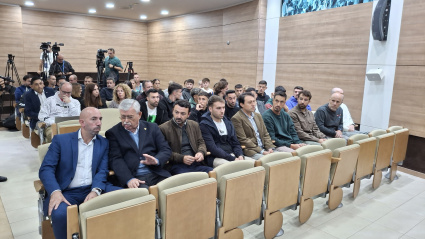 La plantilla acudió a la despedida de Pellicer