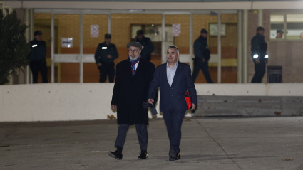 Santos Cerdán sale de la cárcel de Soto del Real