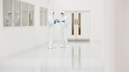 Científicos en un laboratorio