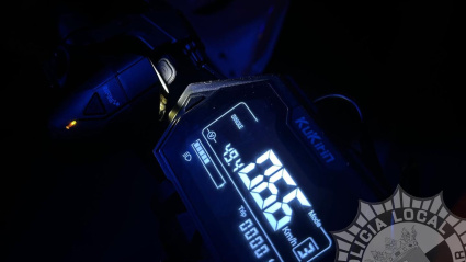 Control de velocidad a un patinete que circulaba en Oropesa del Mar a 66 km/h