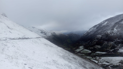 Valle de Sobra a la entrada de Tresviso