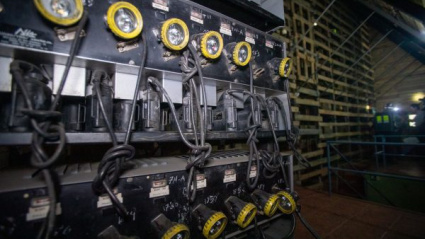 Equipos de respiración de la Brigada de Salvamento Minero de Hunosa