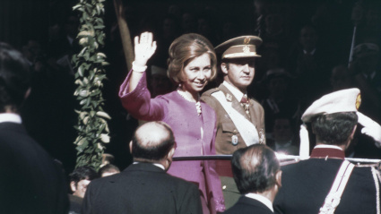 El día de la proclamación del rey emérito, Juan Carlos I